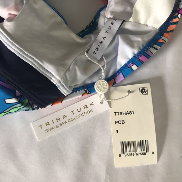 ๐Host Pick๐ Trina Turk Tahiti Tropical Off the Shoulder Top - Picture 6 of 10